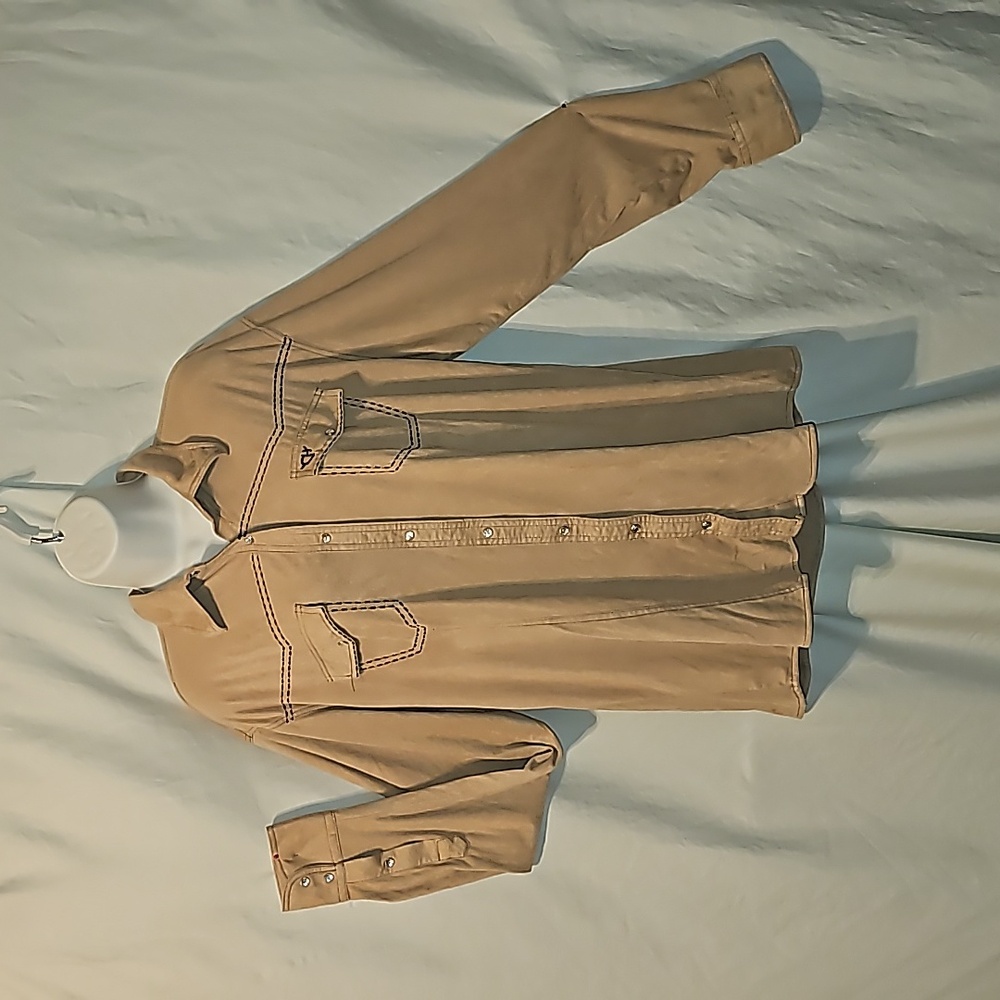 Cowgirl Hardware Faux Suede Shirt
